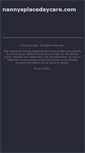 Mobile Screenshot of nannysplacedaycare.com